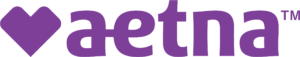 Aetna insurance logo in purple