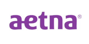 Aetna insurance logo in purple