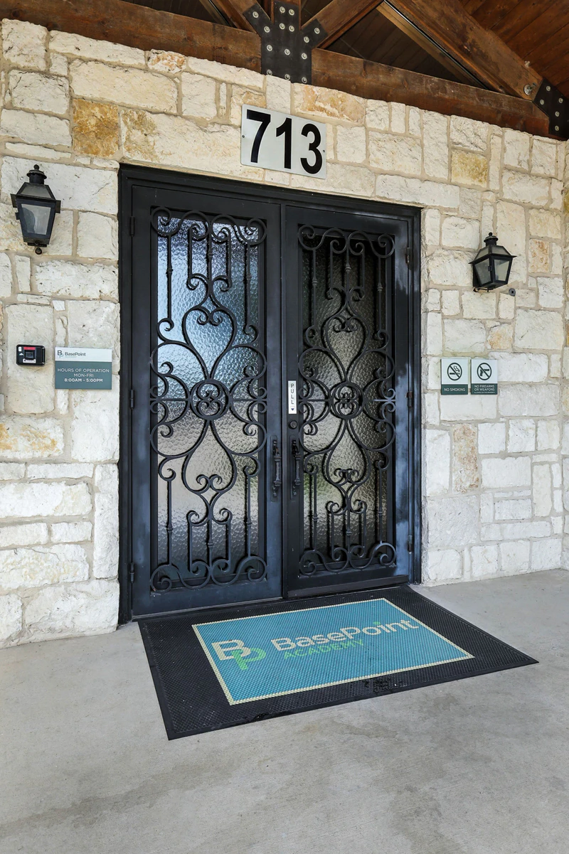 basepoint-academy-forney-teen-mental-health-facility-doorway