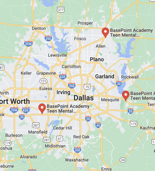 BasePoint Academy Dallas Facility Locations Map