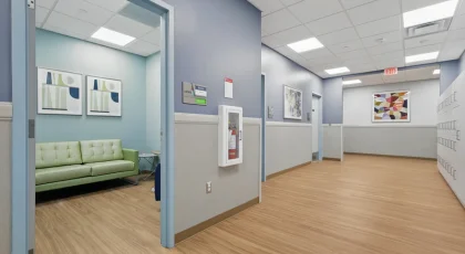 basepoint-academy-frisco-teen-mental-health-facility-hallway-view-of-therapy-room